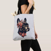 Schöne künstlerische Frenchie Tasche (Von Nahem)