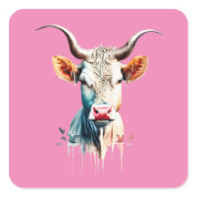 Schöne künstlerische Kuh