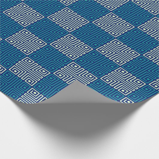 Schöne künstlerische Liebe Whimsical Urlaub Geschenkpapier (Ecke)