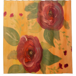 Schöne Künstlerische Rose Duschvorhang