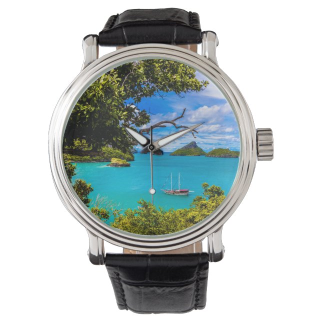 Schöne Kunstschau Armbanduhr (Vorderseite)