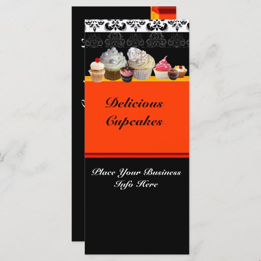 SCHÖNE KUPCAKEN, WÜSTENSHOP, Orangenschwarz (Vorne/Hinten)