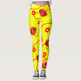 Schöne Küsse im ganzen Design Leggings