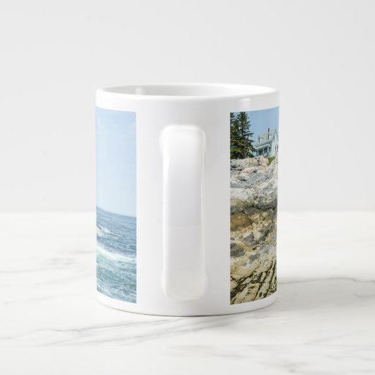 Schöne Küste Acadia Jumbo-Tasse (Rückseite)