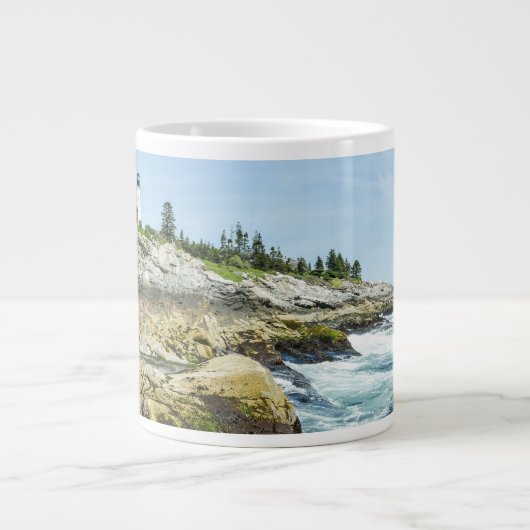Schöne Küste Acadia Jumbo-Tasse (Vorderseite)
