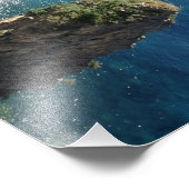 Schöne Küste von Amalfi, Praiano, Italien Fotodruck (Ecke)