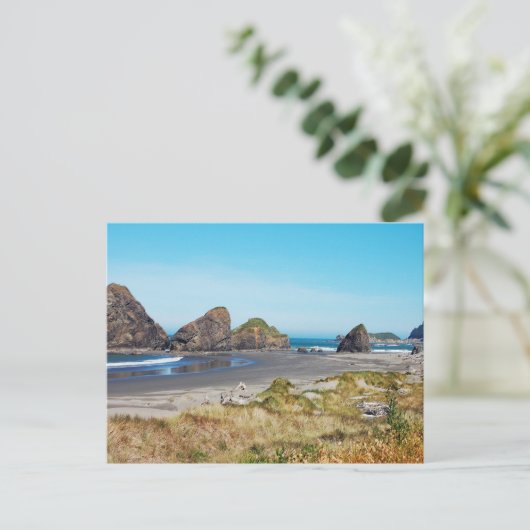 Schöne Küste von Oregon Postkarte (Stehend Vorderseite)