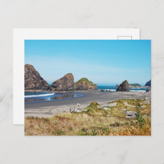 Schöne Küste von Oregon Postkarte (Vorne/Hinten)