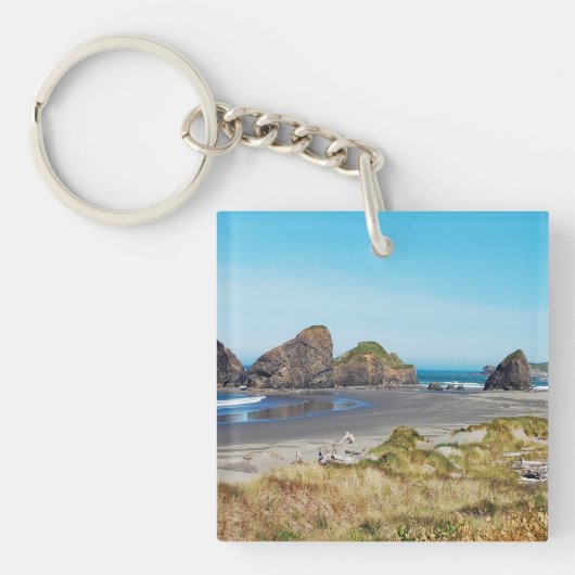 Schöne Küste von Oregon Schlüsselanhänger (Vorderseite)