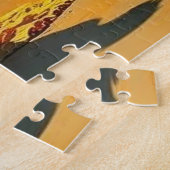 Schöne Küsten Nacht Meeres Reflexion  Puzzle (Seite)