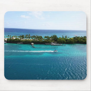 Schöne Küstenlinie der Bahamas-Mauspad Mousepad