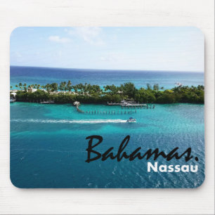 Schöne Küstenlinie Mousepad Bahamas Nassau