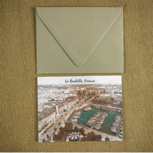 Schöne La Rochelle Frankreich Vintage Reisen Postkarte