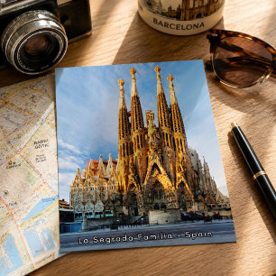 Schöne La Segrada Familia - Spanien Postkarte