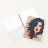 Schöne Lady #02 Notizblock (Innenseite)