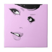 Schöne Lady Fliese (Vorderseite)