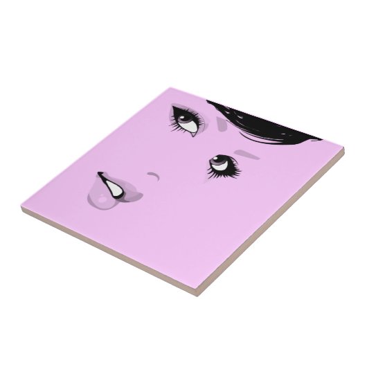 Schöne Lady Fliese (Seite)