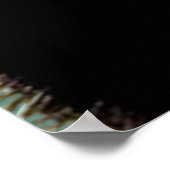 Schöne Lady in Fur Poster (Ecke)