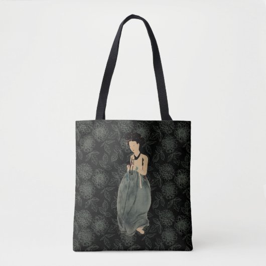 Schöne Lady mit einem koreanischen Hanbok Tasche (Vorderseite)