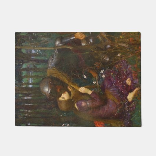 Schöne Lady ohne Mitleid Fußmatte (Vorderseite)