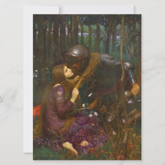 Schöne Lady ohne Mitleid Karte (Vorderseite)