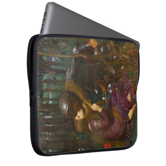 Schöne Lady ohne Mitleid Laptopschutzhülle (Vorne Rechts)