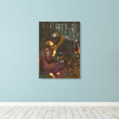 Schöne Lady ohne Mitleid Leinwanddruck (Insitu (Holzboden))