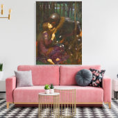 Schöne Lady ohne Mitleid Leinwanddruck (Insitu (Wohnzimmer))