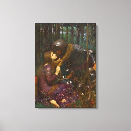 Schöne Lady ohne Mitleid Leinwanddruck (Vorderseite)