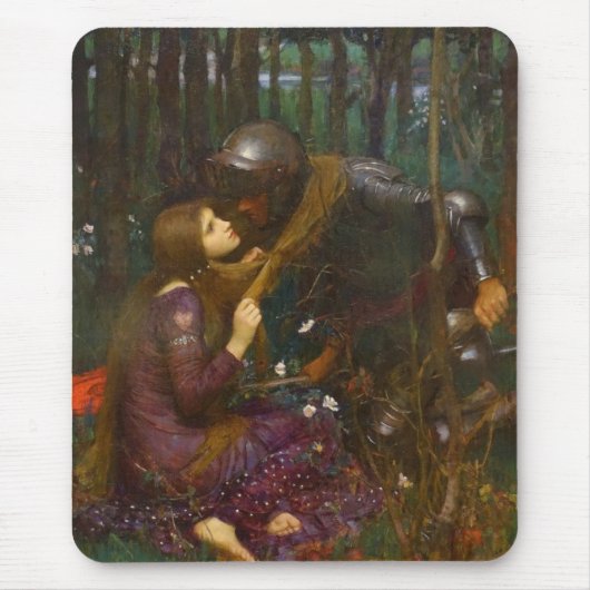 Schöne Lady ohne Mitleid Mousepad (Vorne)