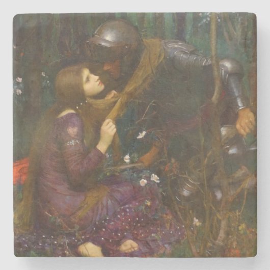 Schöne Lady ohne Mitleid Steinuntersetzer (Vorderseite)