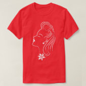 Schöne Lady T-Shirt (Design vorne)