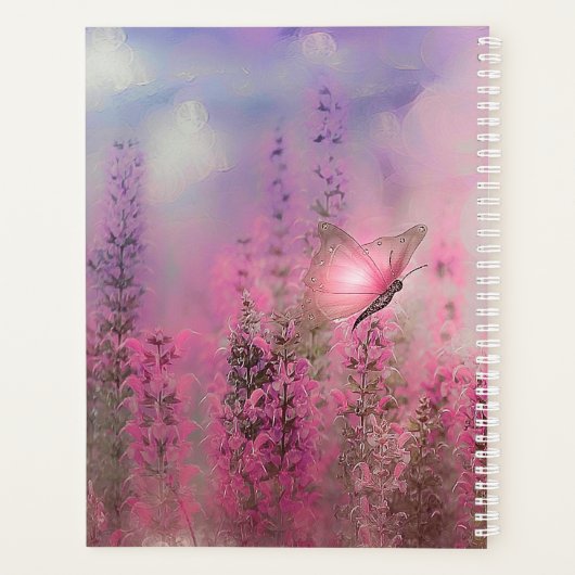 Schöne Lady und Butterfly Planer (Rückseite)