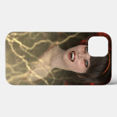 Schöne Lady Vamp Perfekter Halloween-Stil Case-Mate iPhone Hülle (Rückseite (Horizontal))