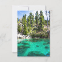 Schöne Lake Tahoe Personalisierte Grußkarte