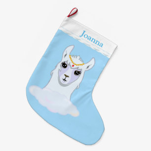 Schöne Lama Großer Weihnachtsstrumpf
