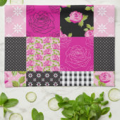 Schöne Land-Patchwork-Steppdecke Handtuch (Gefaltet)