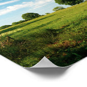 Schöne ländliche Landschaft Poster (Ecke)
