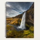 Schöne Landschaft Aussicht auf Seljalandsfoss Planer (Vorderseite)