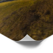 Schöne Landschaft Aussicht auf Seljalandsfoss Poster (Ecke)