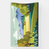 Schöne Landschaft Banner (Vertikal)