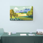 Schöne Landschaft Banner (Messe)