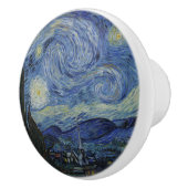 Schöne Landschaft Blaue Nacht Himmel Goldene Stern Keramikknauf (Rechts)