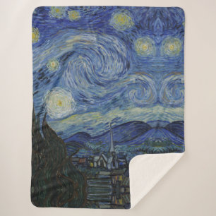 Schöne Landschaft Blaue Nacht Himmel Goldene Stern Sherpadecke