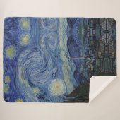 Schöne Landschaft Blaue Nacht Himmel Goldene Stern Sherpadecke (Vorderseite (Horizontal))