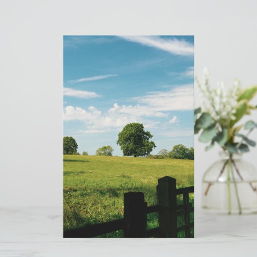 Schöne Landschaft Briefpapier (Stehend Vorderseite)