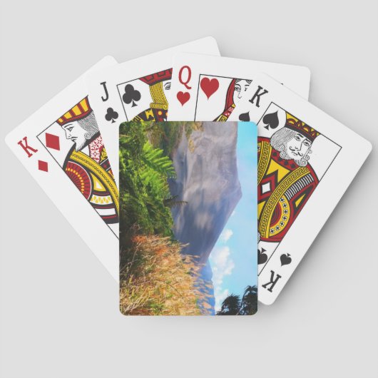 Schöne Landschaft Deck beim Kartenspielen Spielkarten (Rückseite)