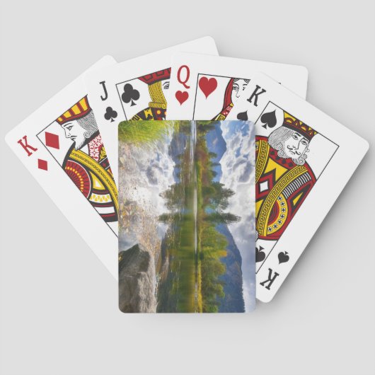 Schöne Landschaft Deck beim Kartenspielen Spielkarten (Rückseite)