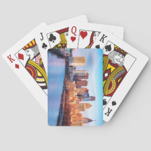 Schöne Landschaft Deck beim Kartenspielen Spielkarten