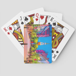 Schöne Landschaft Deck beim Kartenspielen Spielkarten